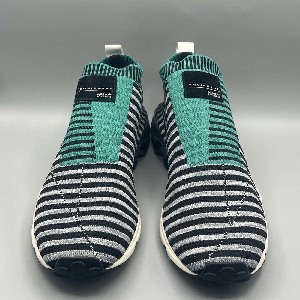Adidas EQT Support SK PK Gray And Green Slip On Runner - Men's Size 13 USED - Picture 3 of 9